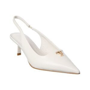 Tiffany & Fred Paris Leather Pump, White